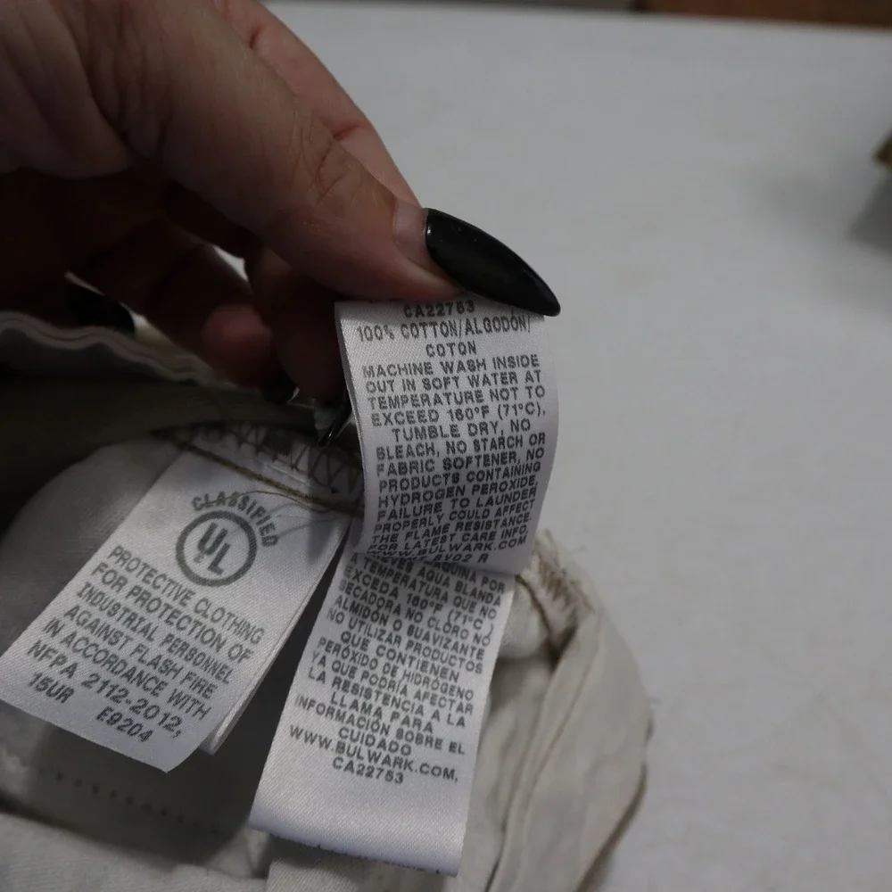 Bulwark FR Flame Resistant Work Pants Mens 36x29 Reflective Cargo Utility Safety